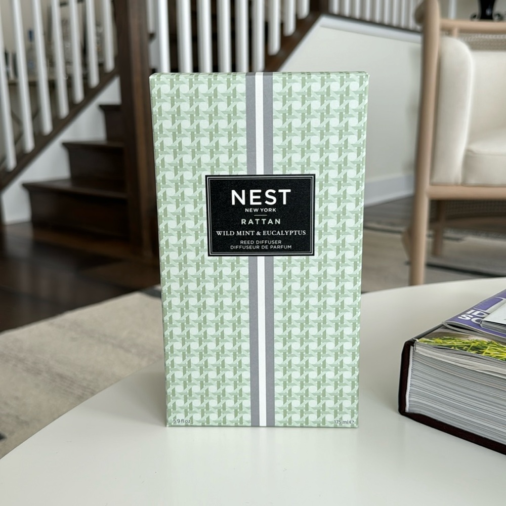 RATTAN WILD MINT & EUCALYPTUS REED DIFFUSER (LIMITED EDITION) IN DEFAULT TITLE